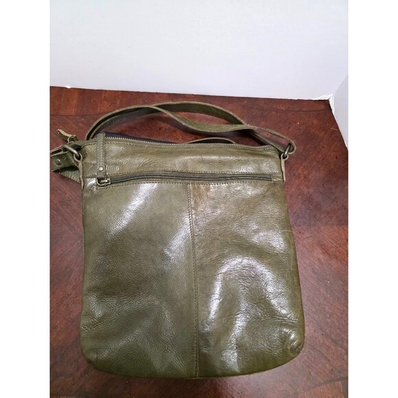 Vintage Cochoa Olive Green Crossbody Bag - Picture 2 of 11